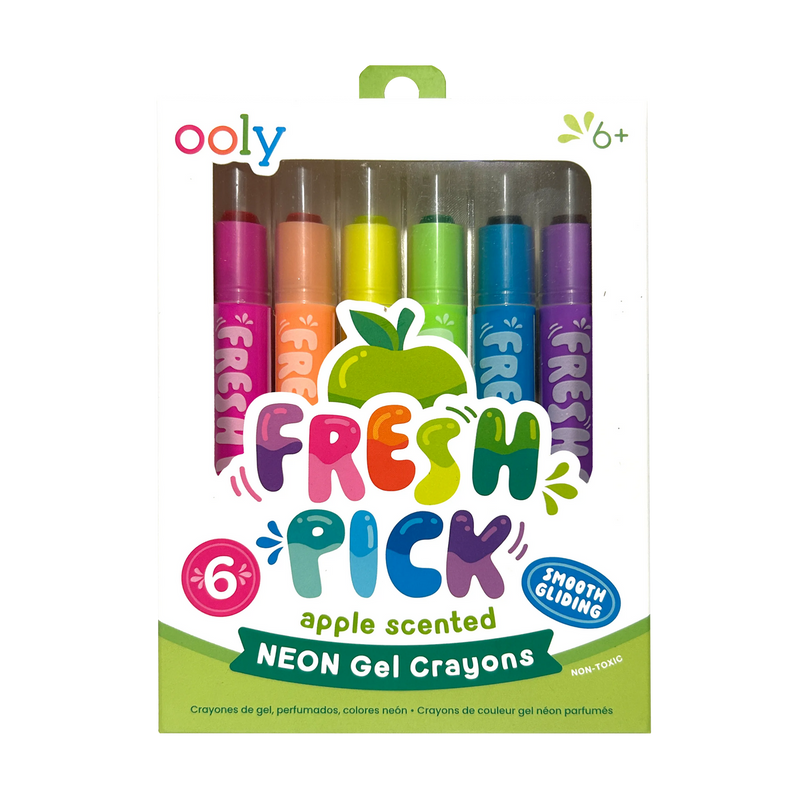 Fresh Pick:  Apple Scented Gel Crayons (set of 6)