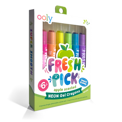 Fresh Pick:  Apple Scented Gel Crayons (set of 6)