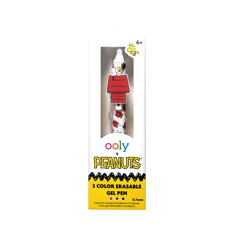 Peanuts 3 Color Erasable Gel Pen