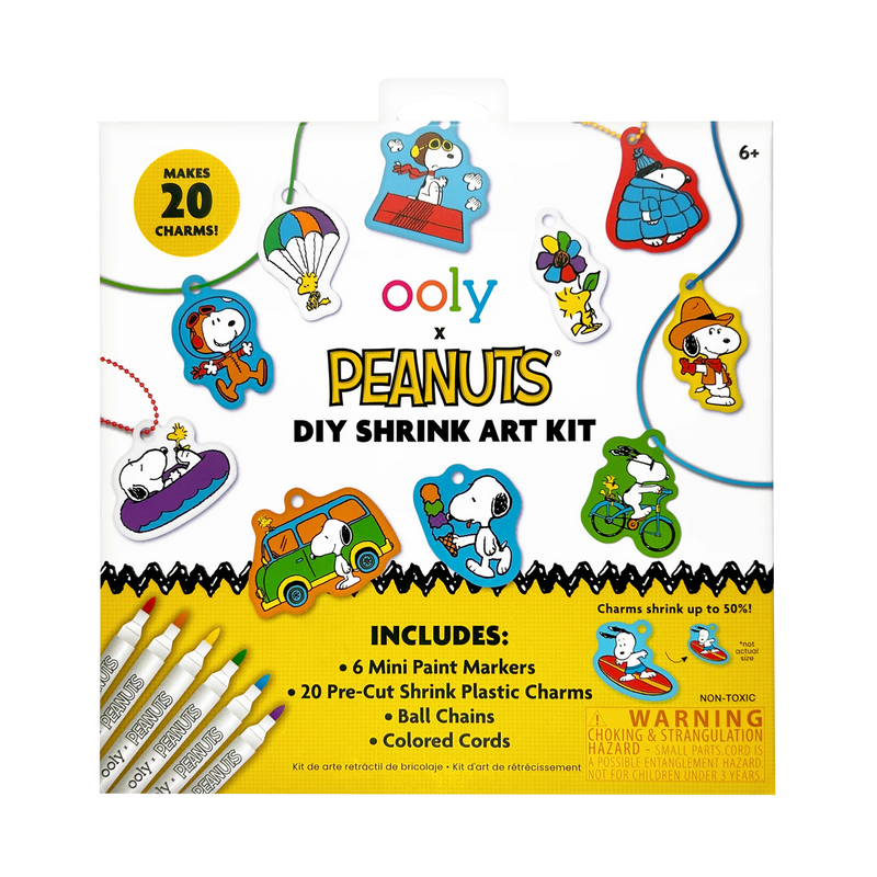 Peanuts DIY Shrink Art Kit and 6 Mini Paint Markers