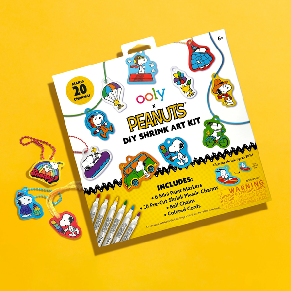 Peanuts DIY Shrink Art Kit and 6 Mini Paint Markers