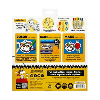Peanuts DIY Shrink Art Kit and 6 Mini Paint Markers
