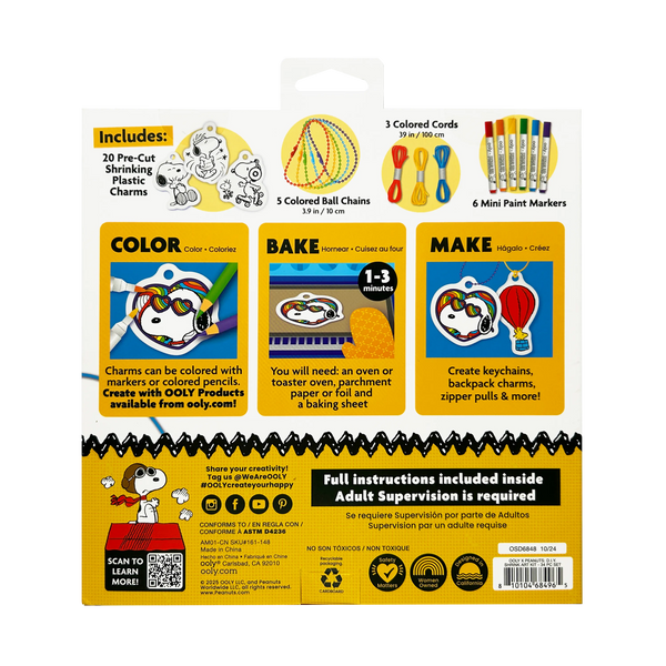 Peanuts DIY Shrink Art Kit and 6 Mini Paint Markers