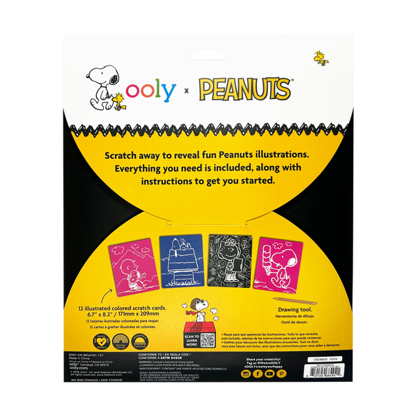 Peanuts Scratch Art Kit