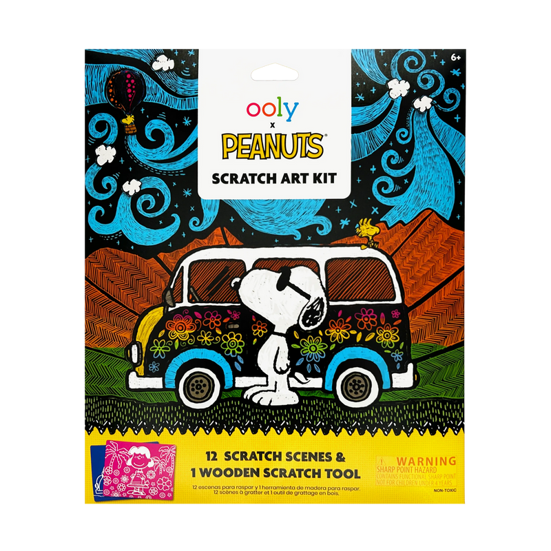 Peanuts Scratch Art Kit