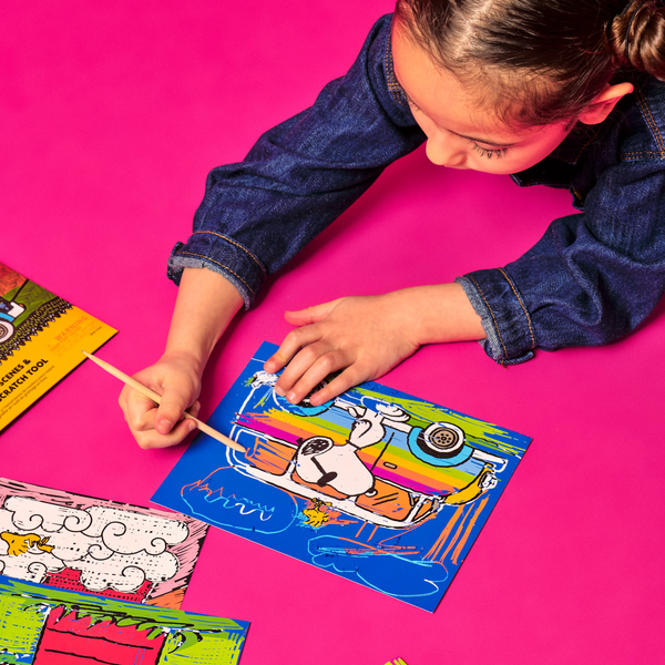 Peanuts Scratch Art Kit