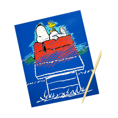 Peanuts Scratch Art Kit