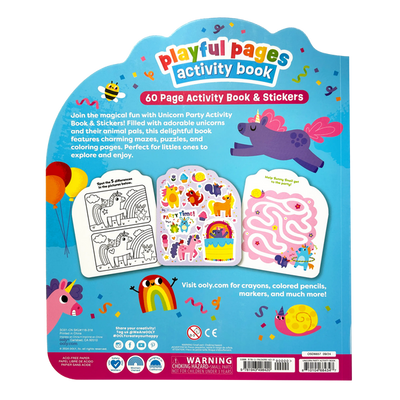 Playful Pages:  Activity Book--Unicorn Party!