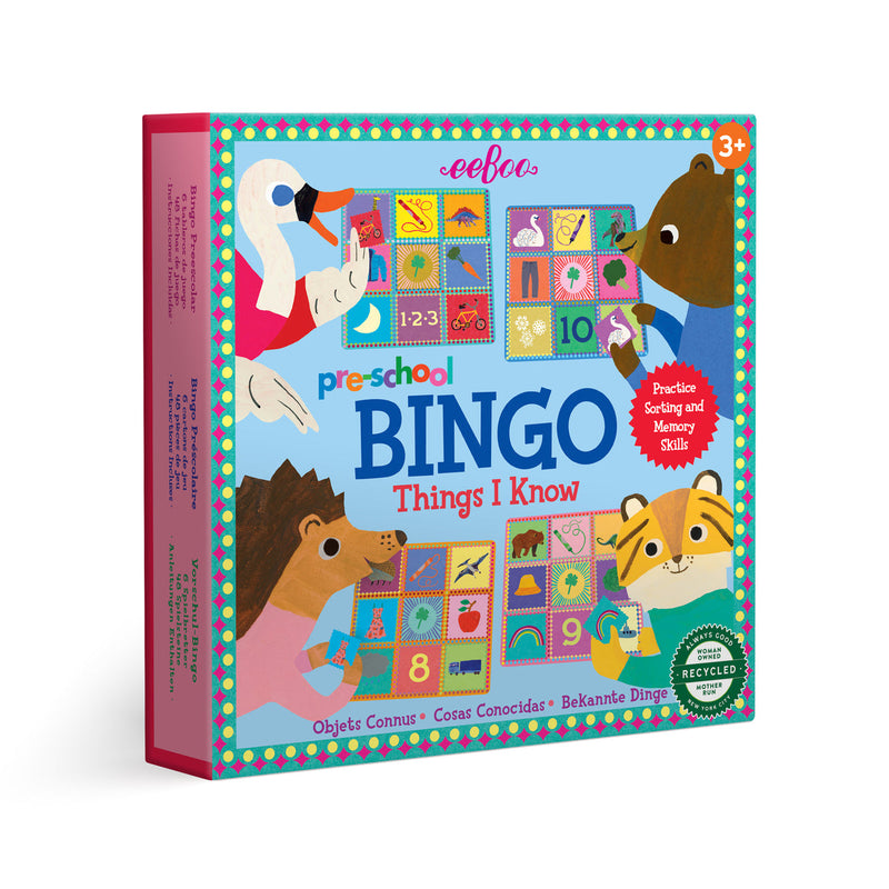 Preschool Bingo - Things I Know