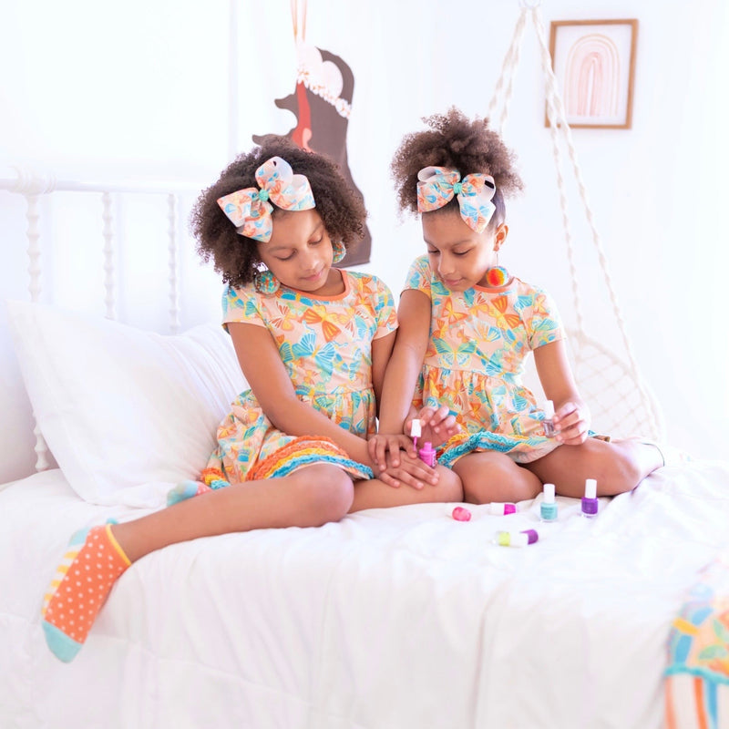 Rainbow Party Gift Set - Kids Non-toxic Nail Polish