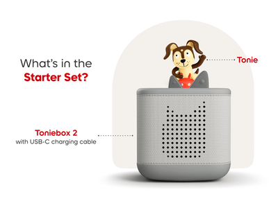 Playtime Puppy Toniebox 2 Starter Set - Moon Gray