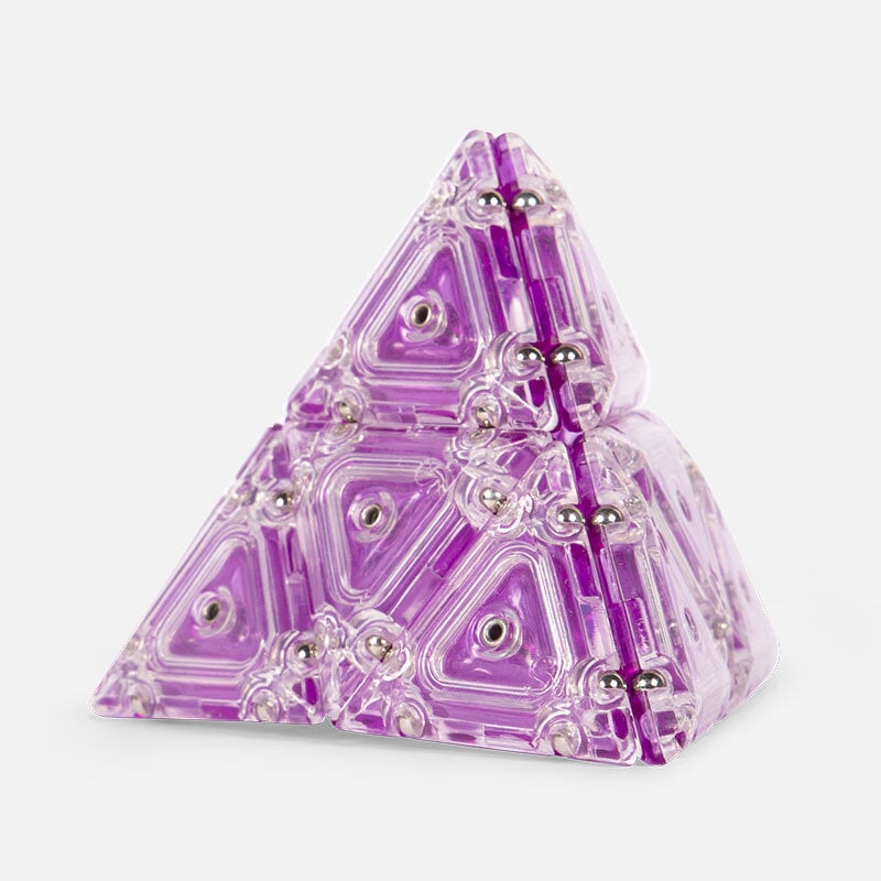 Triangular Pyramid Fidget Geode Magnetic Fidget Pyramid – Flying Pig Toys