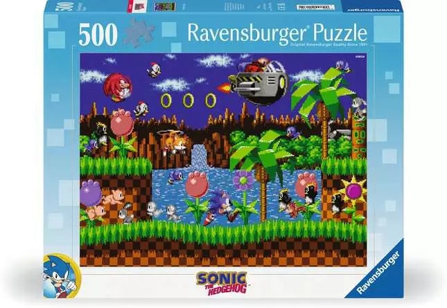 Classic Sonic 500 Pc Puzzle