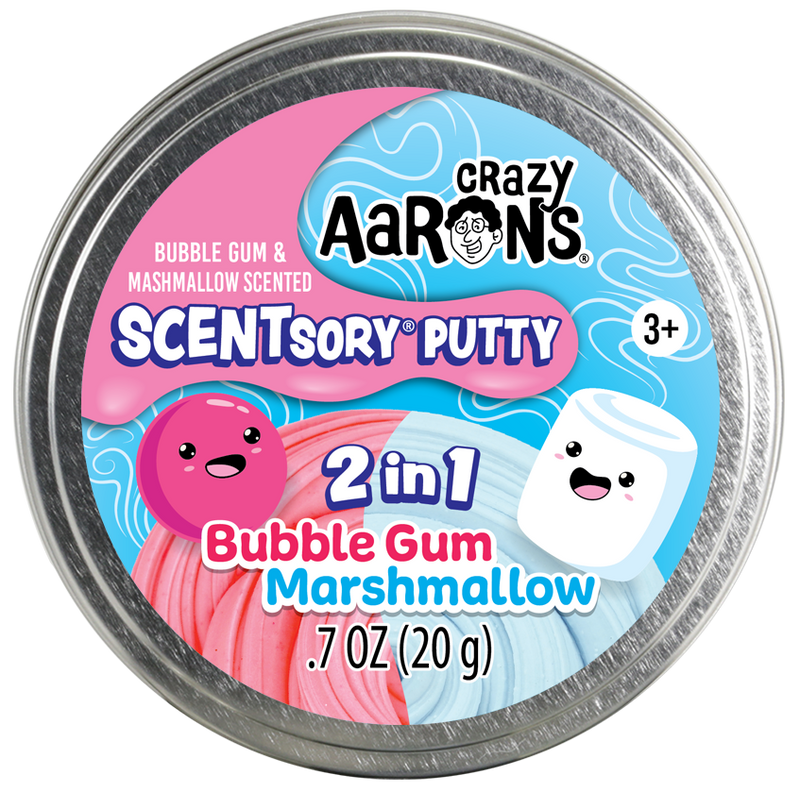 Bubblegum/Marshmallow SCENTsory® 2 in 1 Thinking Putty