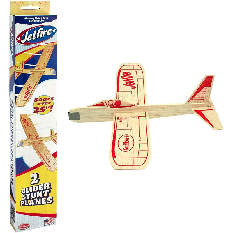 Jet Fire Balsa Glider Boxed - 2 Pack