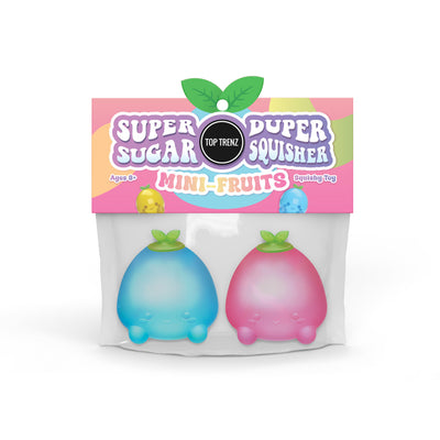 Super Duper Sugar Squisher - Mini Fruit 2 Pack