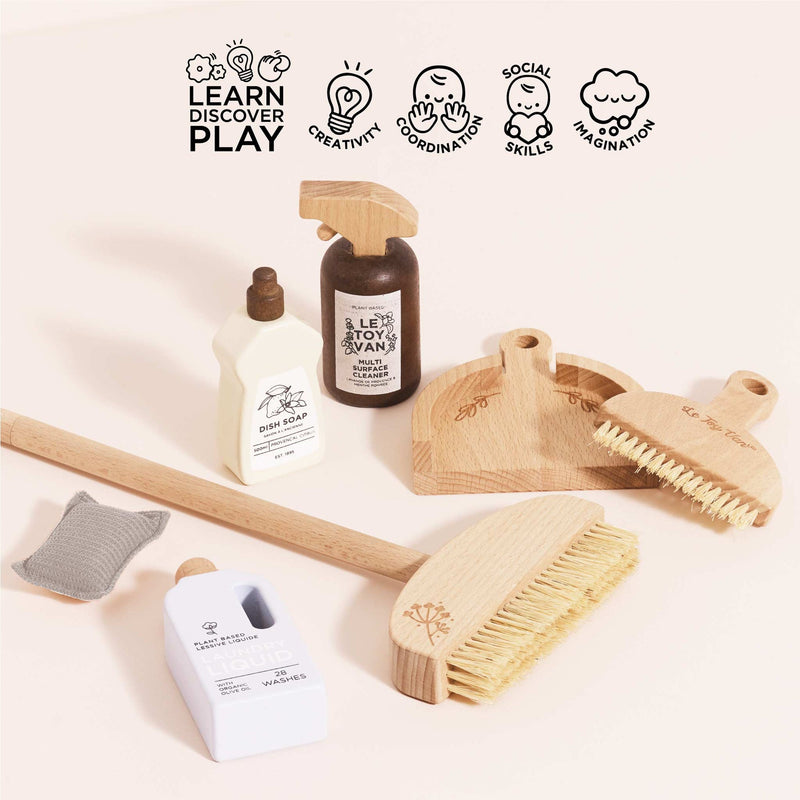 Wooden Cleaning Set