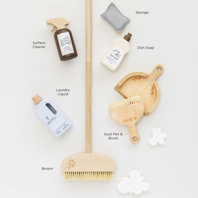 Wooden Cleaning Set