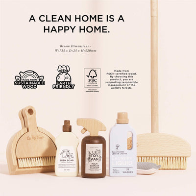 Wooden Cleaning Set