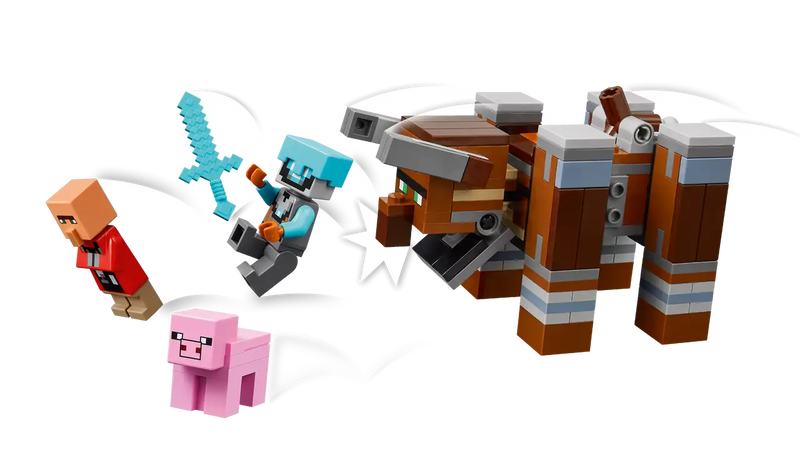 Lego Minecraft The Pillager Outpost and Ravager
