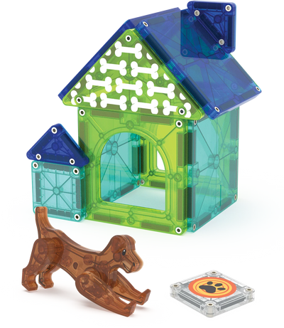 Magna Tiles Dog House 13-Piece Set