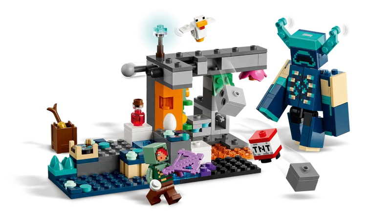 Lego Minecraft The Warden Encounter