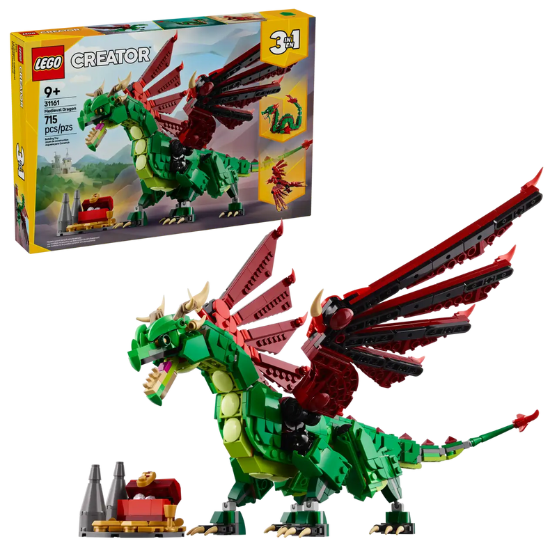 Lego Creator 3in1 Medieval Dragon