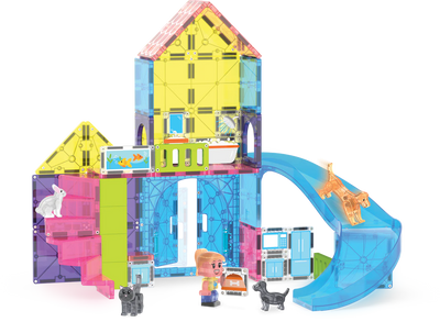 Magna Tiles Pet Playhouse 50-Piece Set