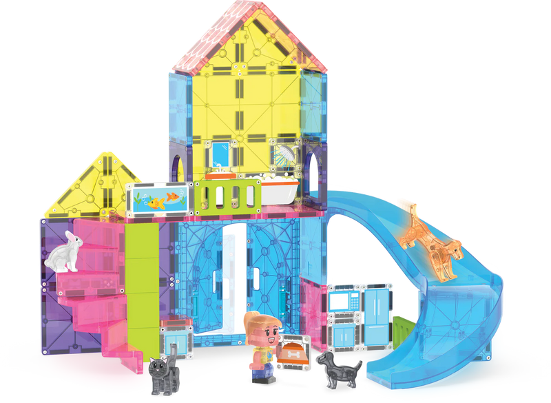 Magna Tiles Pet Playhouse 50-Piece Set