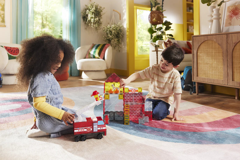 Magna Tiles Fire Station 50-Piece Set