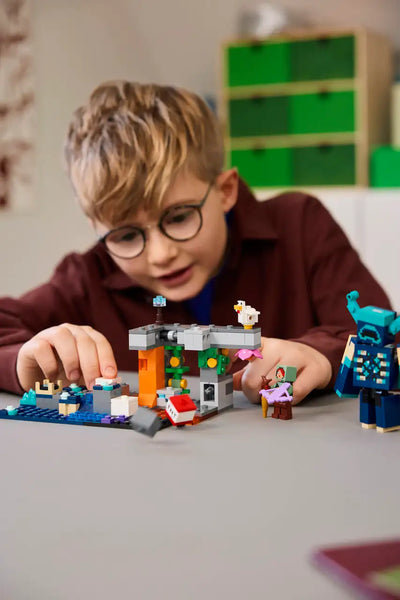 Lego Minecraft The Warden Encounter
