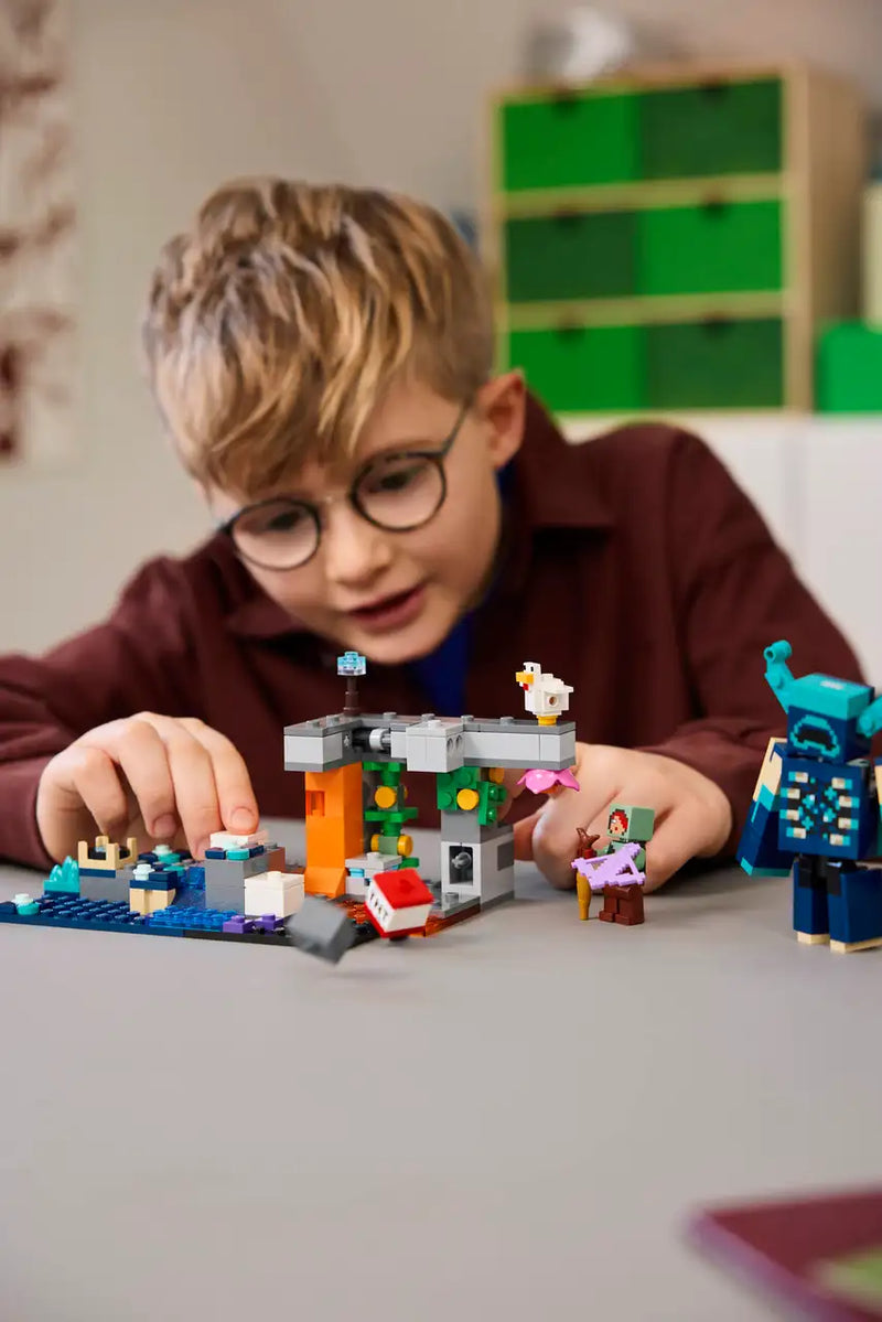 Lego Minecraft The Warden Encounter