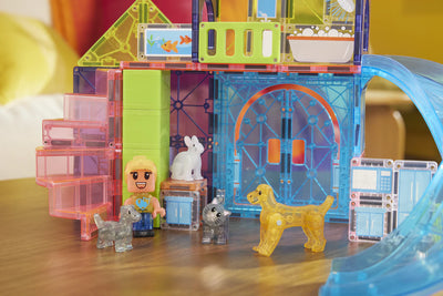 Magna Tiles Pet Playhouse 50-Piece Set