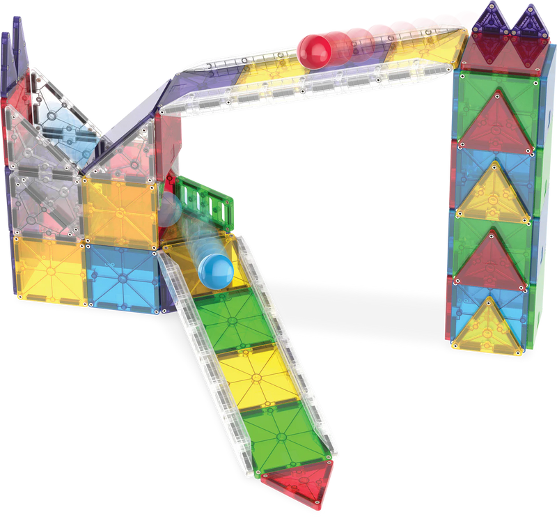 Magna Tiles Rail Racers Deluxe 90-Piece Set