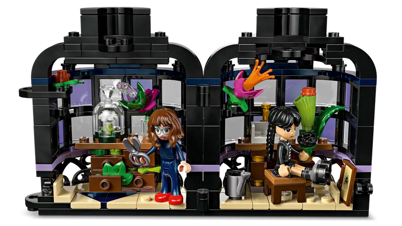 Lego Wednesday Black Dahlia Flower
