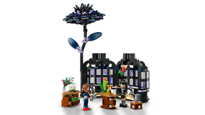Lego Wednesday Black Dahlia Flower