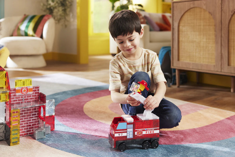 Magna Tiles Fire Station 50-Piece Set