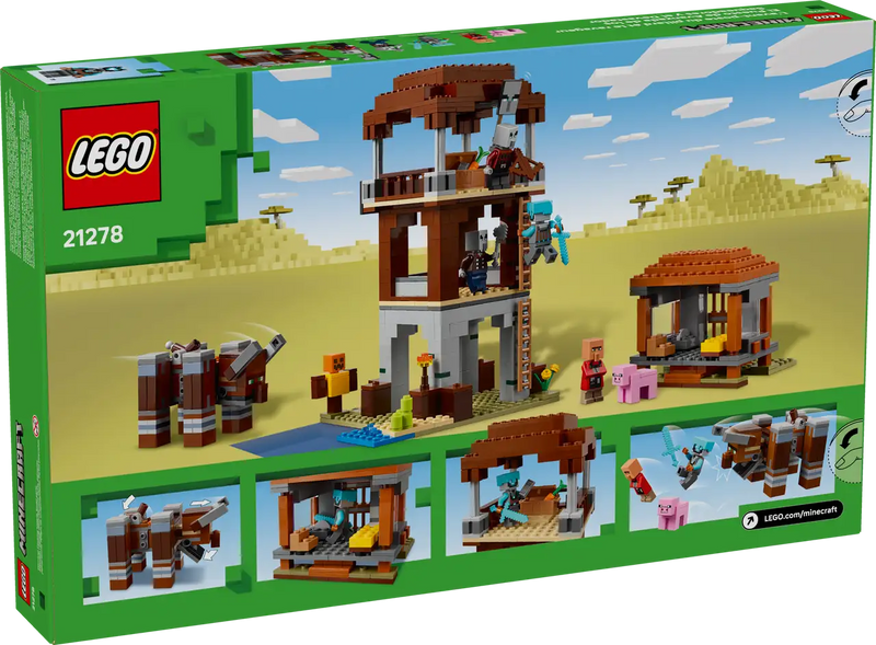 Lego Minecraft The Pillager Outpost and Ravager