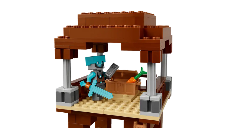 Lego Minecraft The Pillager Outpost and Ravager