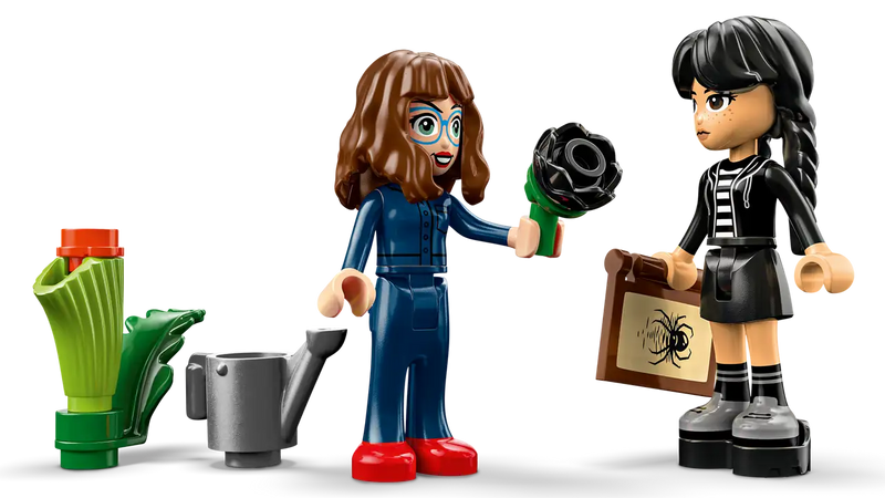 Lego Wednesday Black Dahlia Flower