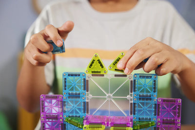 Magna Tiles MicroMAGs Travel Deluxe 55-Piece Set