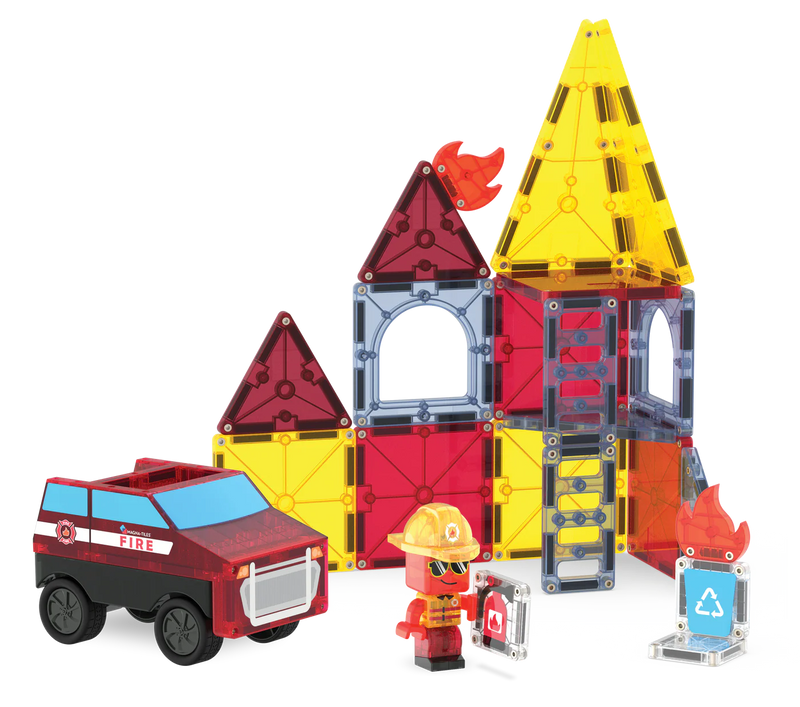 Magna Tiles Fire Rescue 27-Piece Set