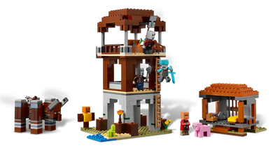 Lego Minecraft The Pillager Outpost and Ravager
