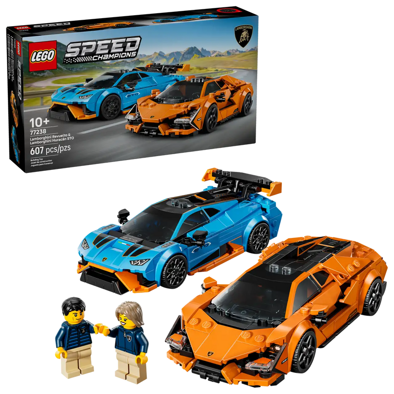 Lego Speed Champions Lamborghini Revuelto & Huracan STO