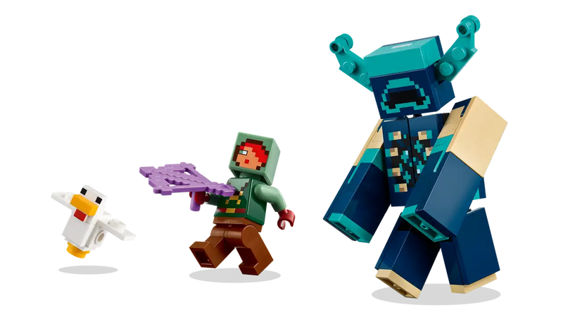 Lego Minecraft The Warden Encounter