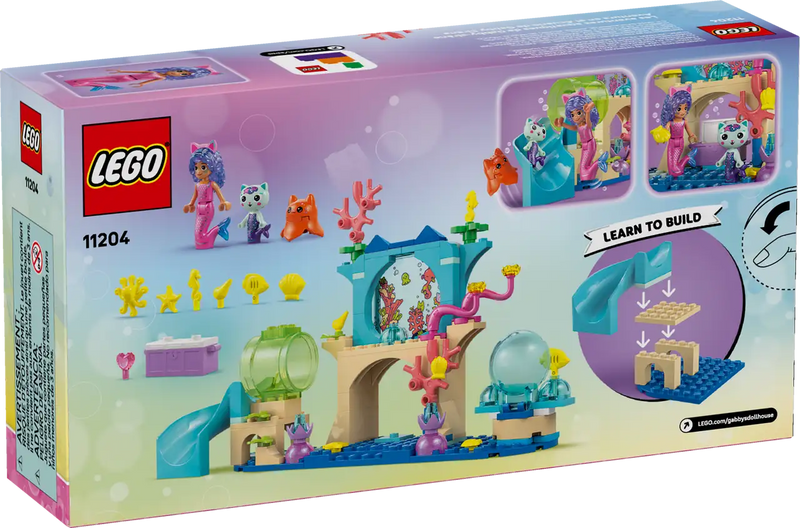 Lego Gabby’s Dollhouse Mermaid Gabby’s Aquarium Adventure