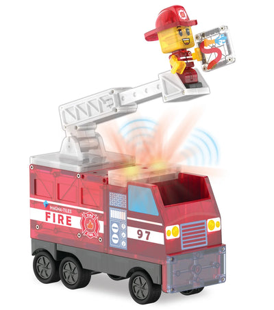 Magna Tiles Fire Station 50-Piece Set
