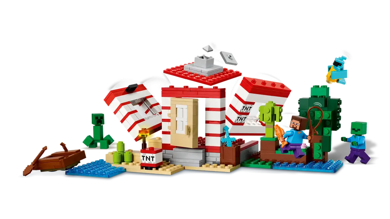 Lego Minecraft The TNT Jungle House