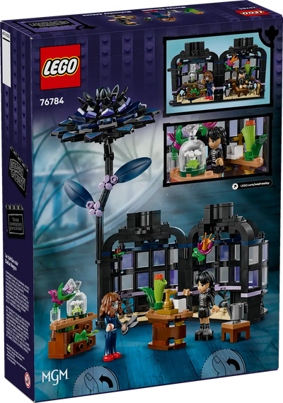 Lego Wednesday Black Dahlia Flower