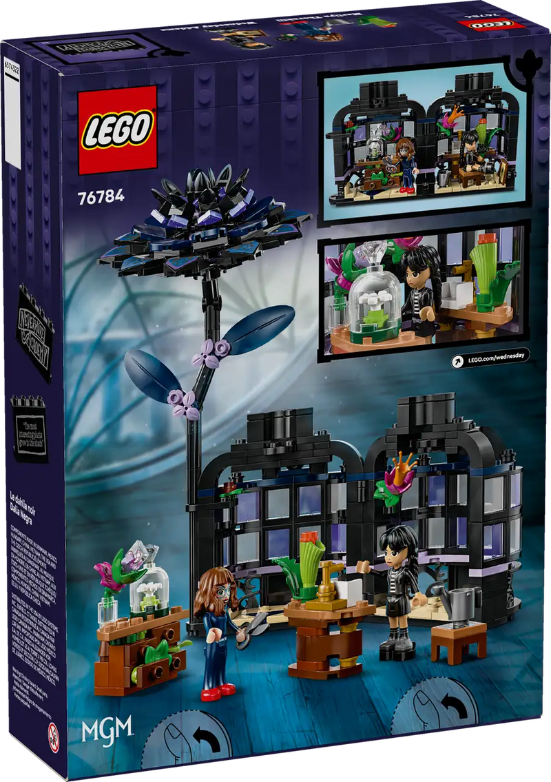 Lego Wednesday Black Dahlia Flower